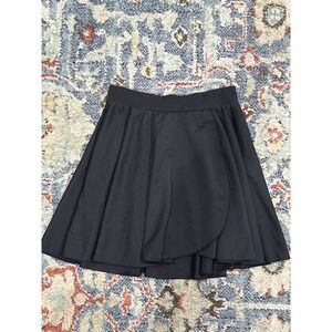 Motionwear Dance Skirt Girls Large Child Black Skater Athletic EUC